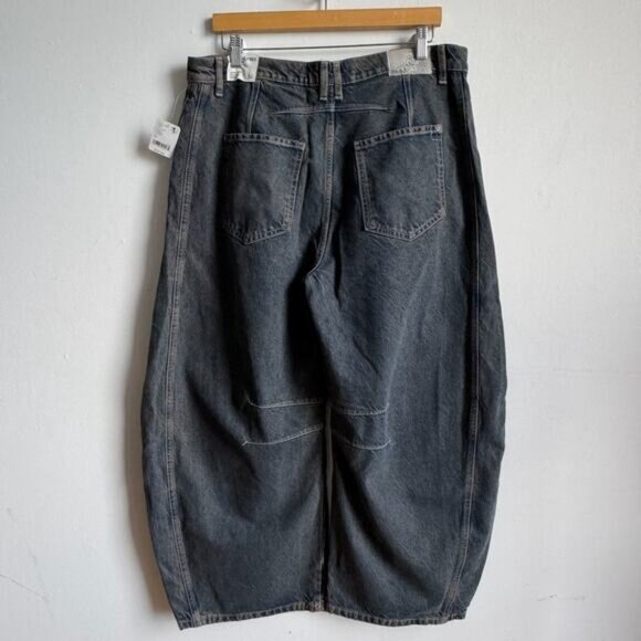 NWT WE THE FREE Good Luck Mid Rise Barrel Jeans - Picture 3 of 11